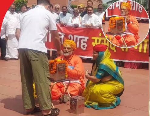 राम मंदिर चढ़ावा चोरी मामले को लेकर किया राजनीतिक नाटक