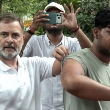 छात्र प्रदर्शन में कथित पेललेट गन के इस्तेमाल पर राहुल गांधी की न्याय की मांग