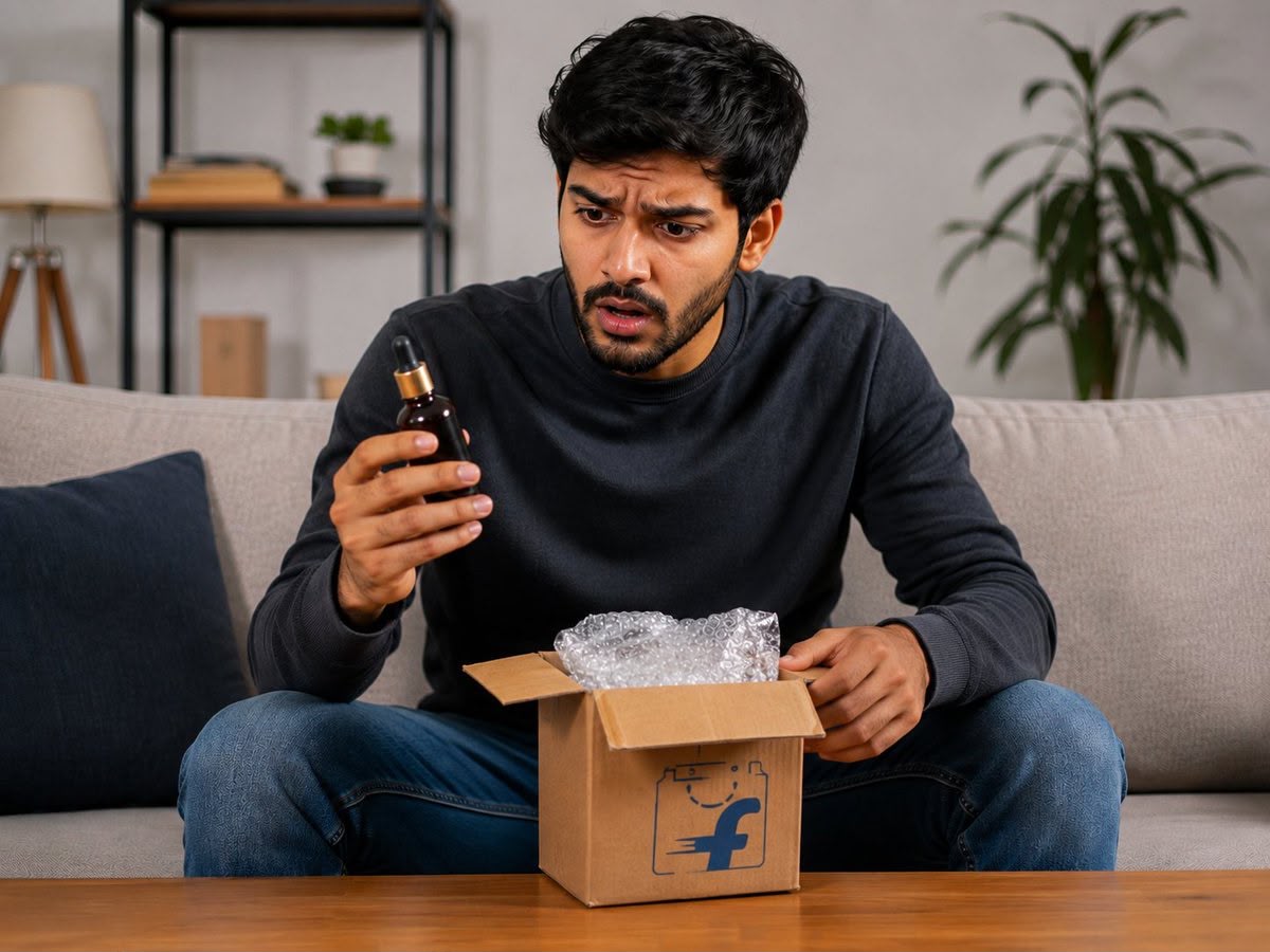 iPhone 14 Pro की जगह पार्सल में निकला दाढ़ी बढ़ाने का तेल