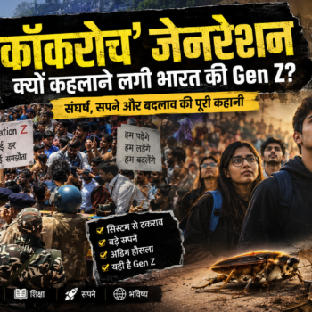 ‘कॉकरोच’ जेनरेशन क्यों कहलाने लगी भारत की Gen Z? संघर्ष, सपने और बदलाव की पूरी कहानी
