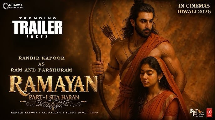 रामायण: पार्ट 1 का ट्रेलर रिलीज, रणबीर कपूर के राम अवतार ने मचाया धमाल