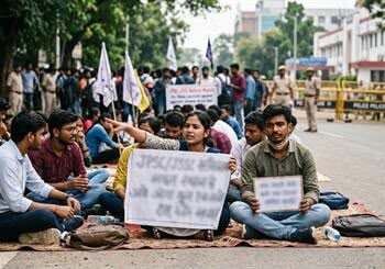 JPSC-JSSC Protest: रांची में 15वें दिन भी छात्रों का आंदोलन जारी