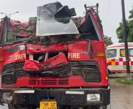 फैक्ट्री में भीषण आग के दौरान बड़ा हादसा, दीवार और लोहे का बीम गिरने से 2 दमकलकर्मियों की मौत
