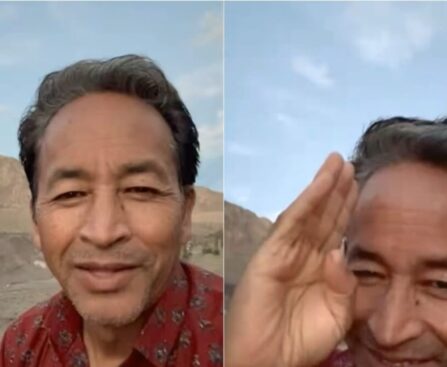 धरना खत्म होने के बाद गांव पहुंचे सोनम वांगचुक, सरकार को दिलाए लिखित वादों की याद