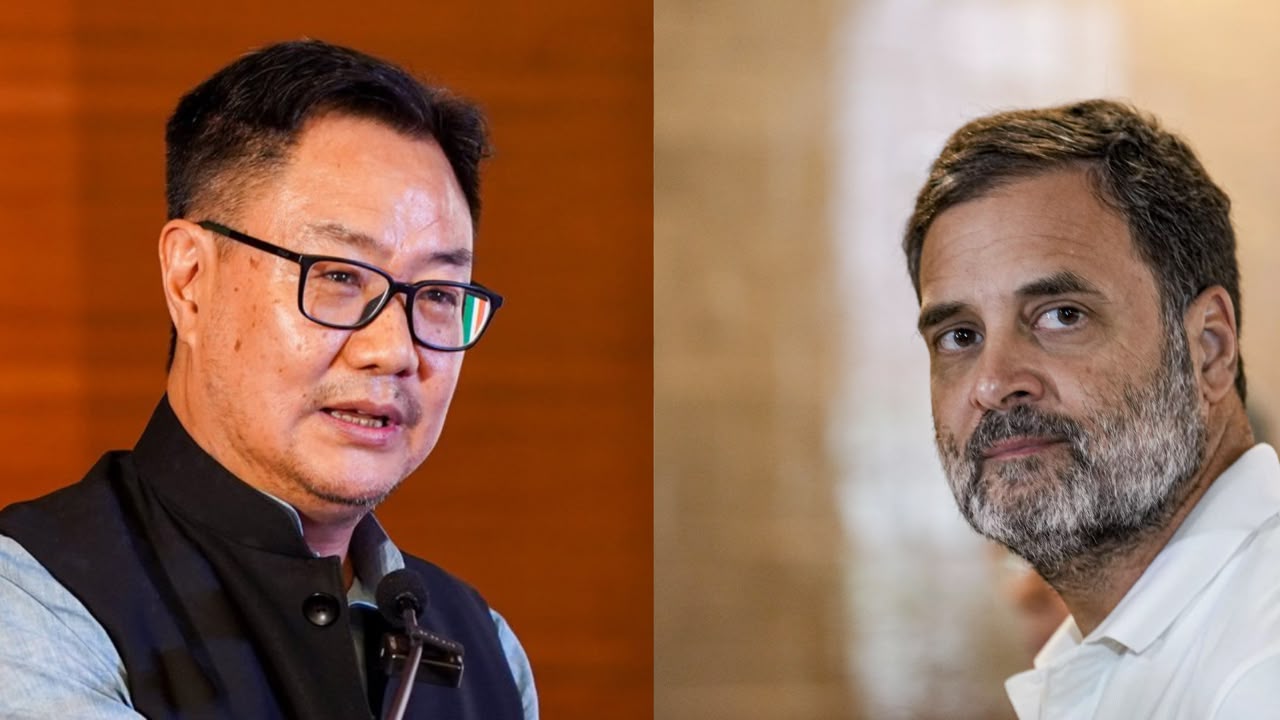 राहुल गांधी के महिला अधिकारों वाले वीडियो पर किरेन रिजिजू का तंज, कांग्रेस नेता ने दिया रिएक्शन