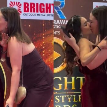 रेड कार्पेट पर निकिता रावल के साथ फैन ने की ऐसी हरकत, अचानक हुई Kiss से एक्ट्रेस रह गईं हैरान