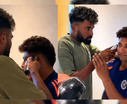 IND vs SL Test Series: सरफराज खान के बाल काटते दिखे मोहम्मद सिराज, टीम इंडिया का मजेदार VIDEO वायरल