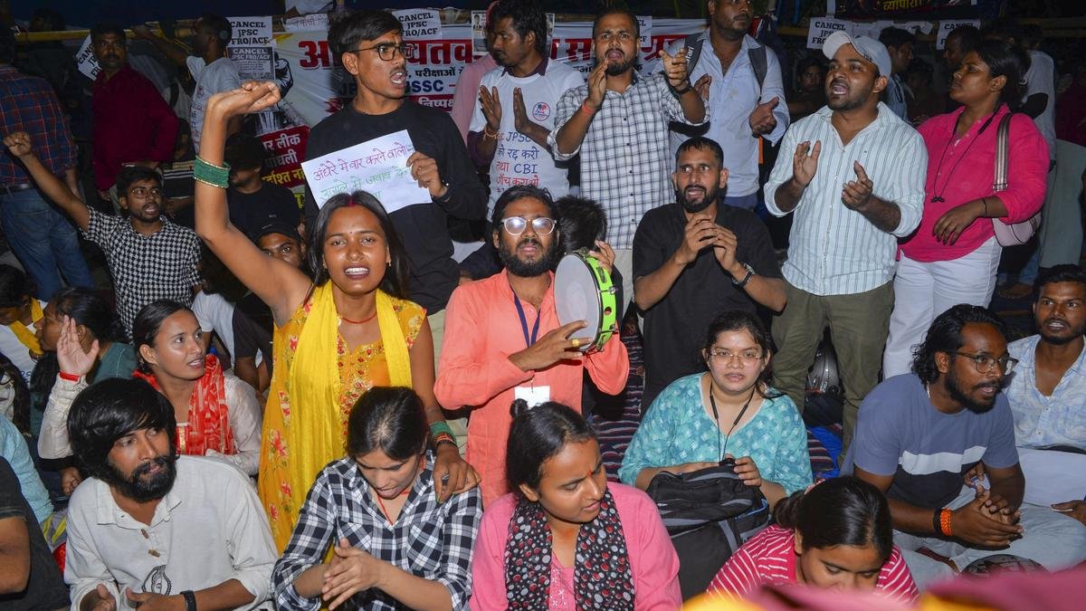 परीक्षा विवाद: रांची में छात्रों का आंदोलन 20वें दिन भी जारी
