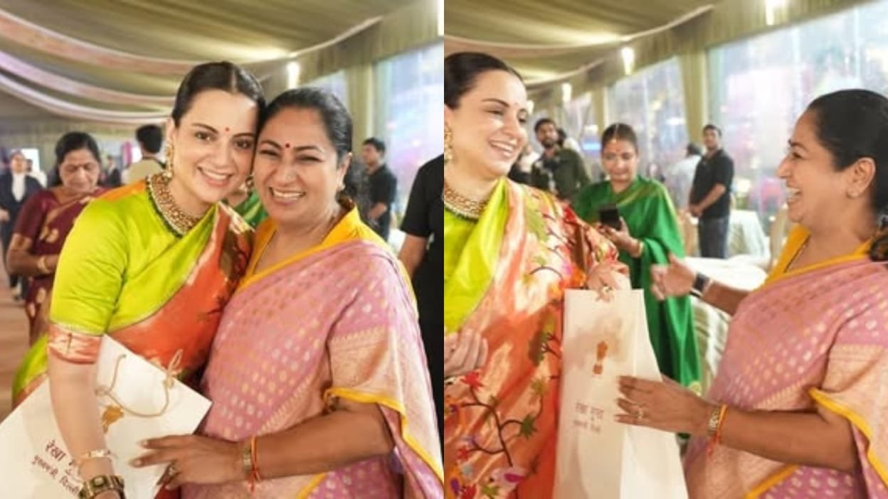 Kangana Ranaut ने पहली बार मनाई तीज, दिल्ली CM रेखा गुप्ता के घर पहुंचकर किया सेलिब्रेशन