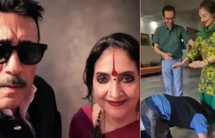 वैजयंती माला के 93वें बर्थडे पर जैकी श्रॉफ ने छुए पैर, दिग्गज एक्ट्रेस का लिया आशीर्वाद
