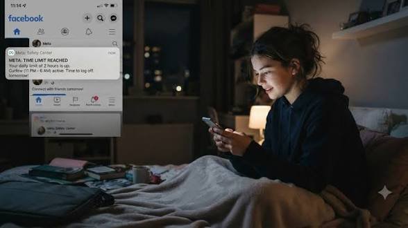 बच्चों के लिए Facebook-Instagram पर 2 घंटे की डेली लिमिट, रात में इस्तेमाल पर रोक
