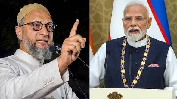 पीएम मोदी को उज्बेकिस्तान का सर्वोच्च सम्मान मिलने पर ओवैसी का तंज