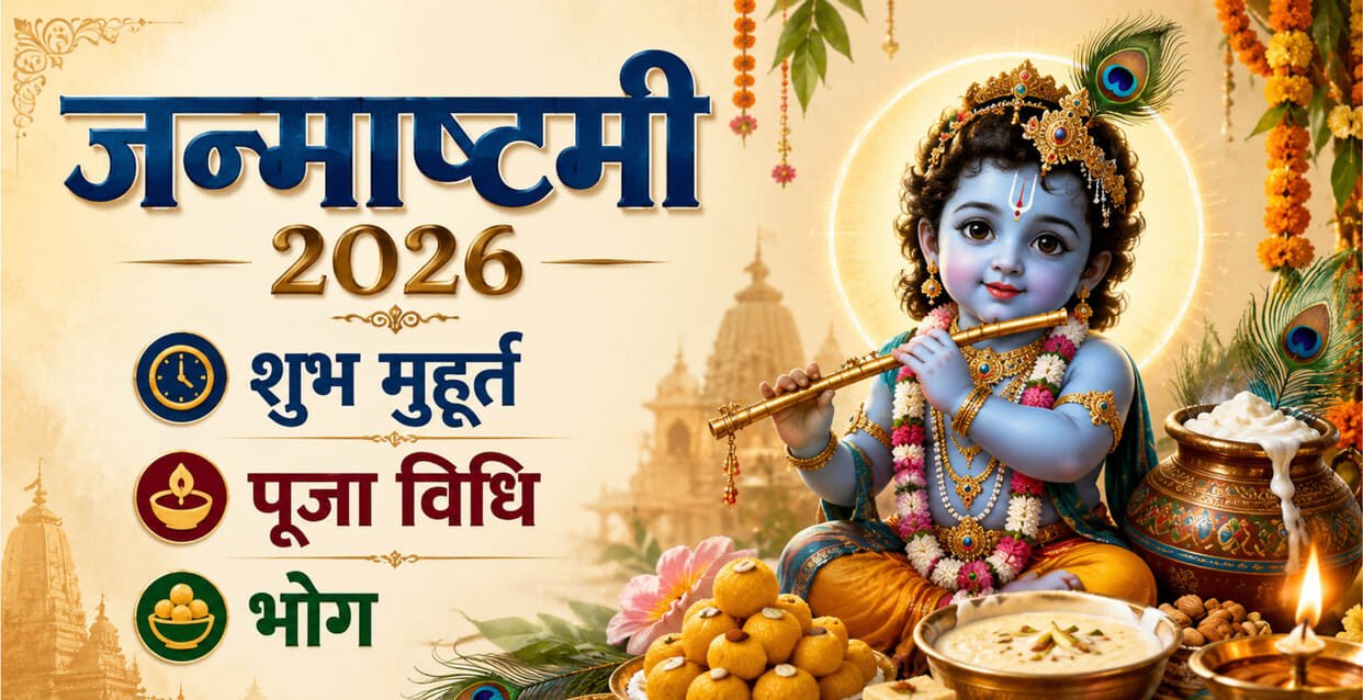 4 सितंबर को मनाई जाएगी जन्माष्टमी, जानें शुभ मुहूर्त, पूजा विधि, चंद्रोदय और भोग की पूरी जानकारी
