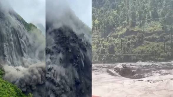 नेपाल में भूस्खलन से चौलानी नदी का रास्ता बाधित, अचानक बाढ़ का खतरा, निचले इलाकों में अलर्ट